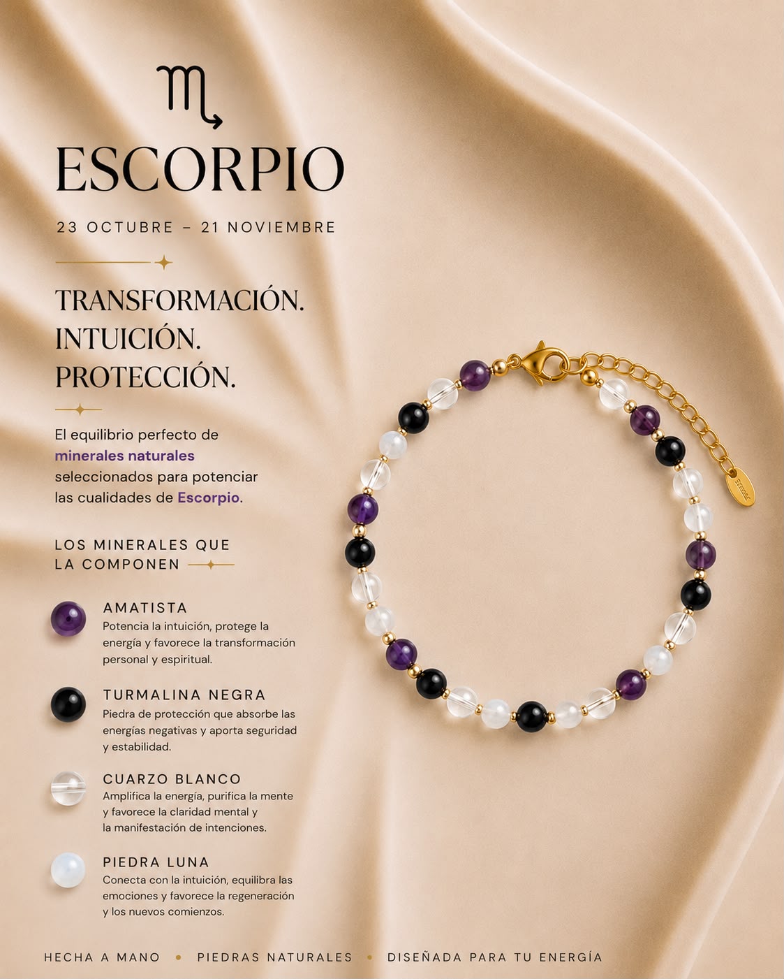 Pulsera Horóscopo Escorpio