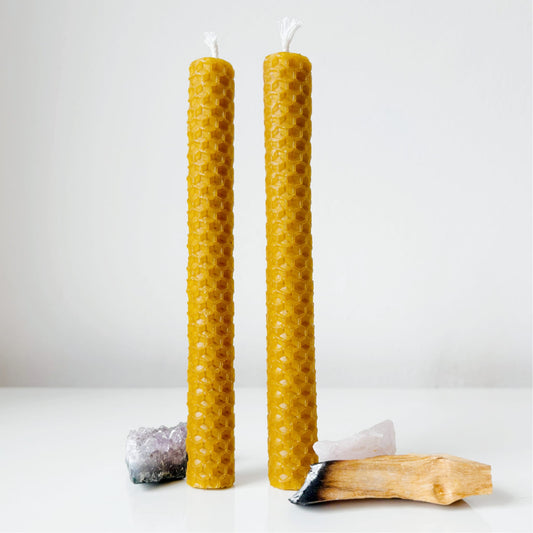 Velas naturales de miel para ritual