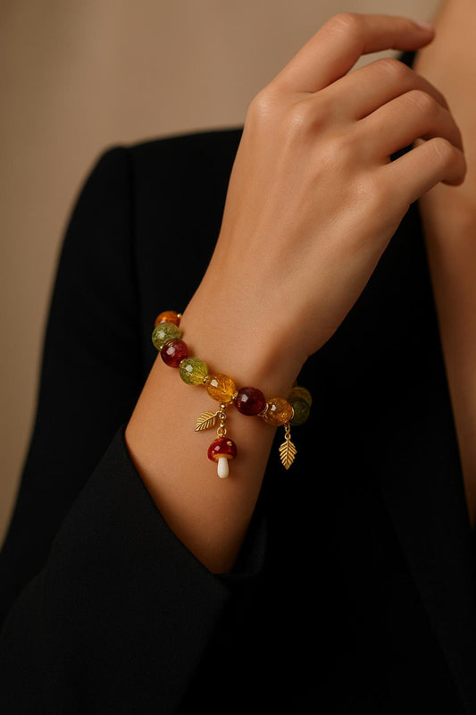Pulsera de cristal - Cálido Otoño