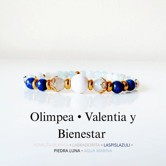 Pulsera mineral natural - Olimpea